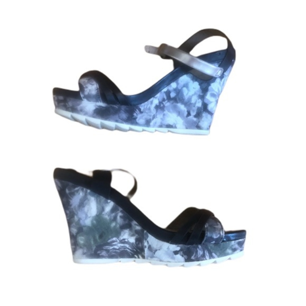 Modern Rush Platform Wedge Open Toe Heels Sandals